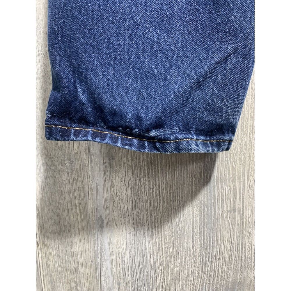 Levi 505 Mens Jeans Dark Wash 38x32 S40196 - Picture 9 of 10